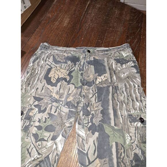 40x27 Tall Timbers Outdoors Camo Hunting Casual Pants with Pockets Belt Loops - Picture 4 of 6